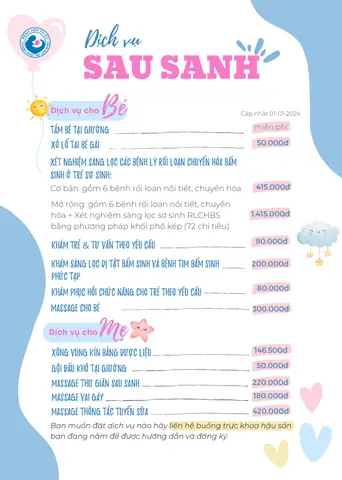 Bảng Giá Sinh Bệnh Viện Từ Dũ Bảng Giá Sinh Bệnh Viện Từ Dũ