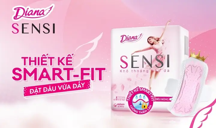 2.2. Băng vệ sinh Diana Sensi