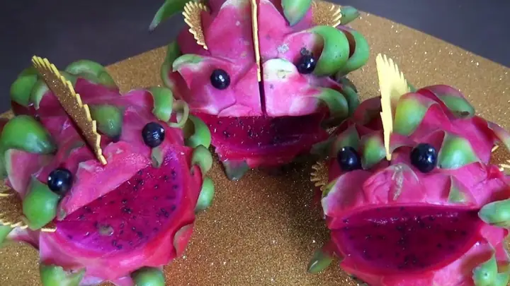 Cách Tạo Hình Cá Bằng Thanh Long