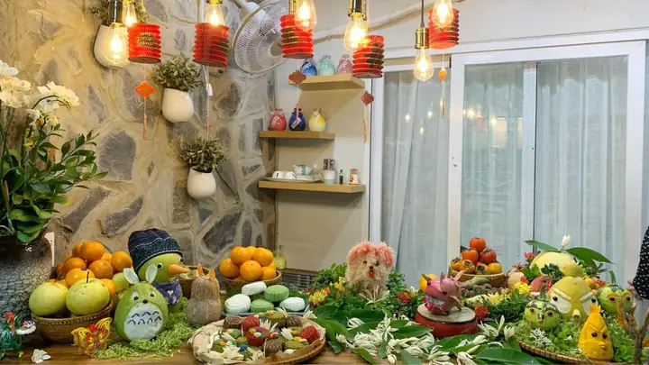 Mẫu Mâm Ngũ Quả Bày Trung Thu Đẹp