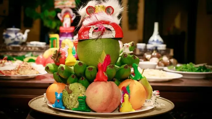 Mâm Ngũ Quả Tết Trung Thu Ở Miền Bắc