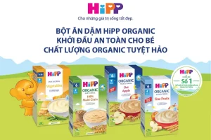 Bột ăn dặm HiPP – Bột ăn dặm cho bé 7 tháng tuổi