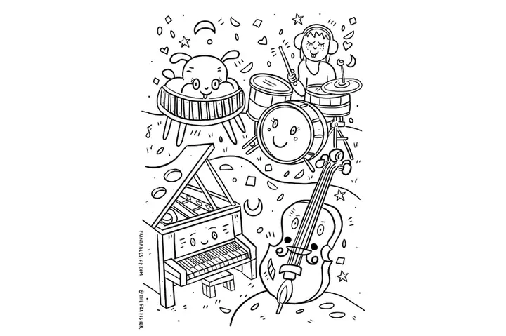 Hình Tô Màu Cho Bé Về Các Chủ Đề Khác