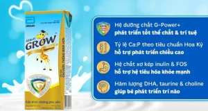 2.1 Sữa thơm, vị dễ uống, dễ được trẻ tiếp nhận