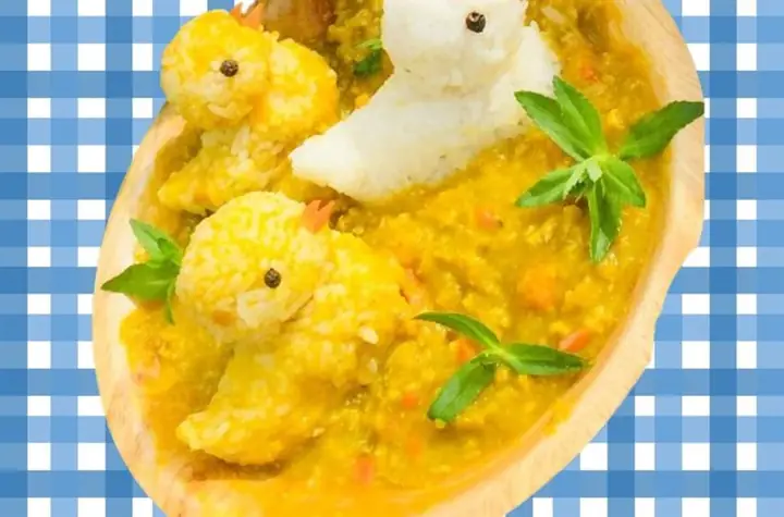 Cơm Thịt Bò Bằm Sốt Bí Đỏ Ăn Dặm Cơm Thịt Bò Bằm Sốt Bí Đỏ Ăn Dặm