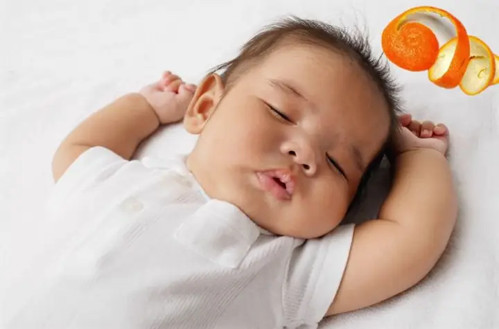 Dùng vỏ quýt, cam hoặc chanh