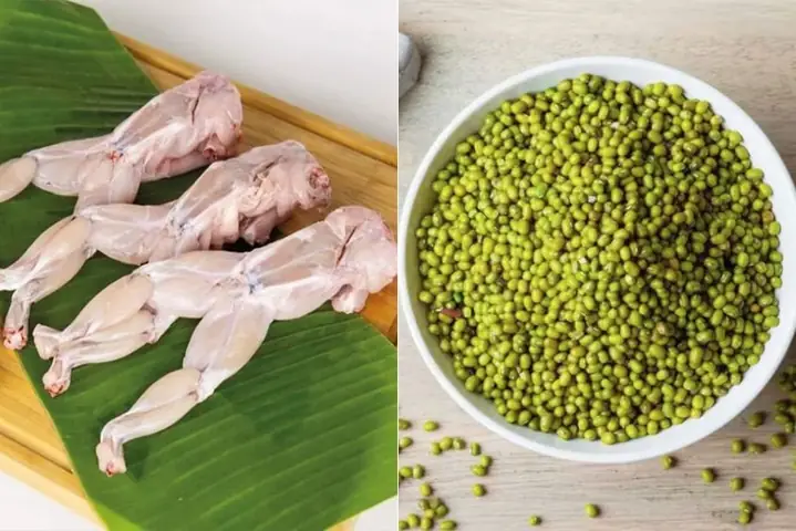 3.3. Cách nấu cháo ếch với đậu xanh cho bé 3.3. Cách nấu cháo ếch với đậu xanh cho bé