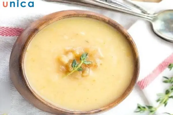 Cháo thịt bò khoai tây