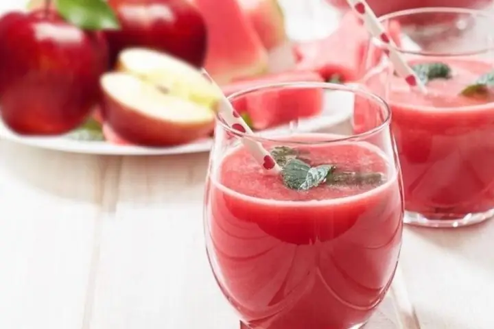 Nước ép dưa hấu và táo