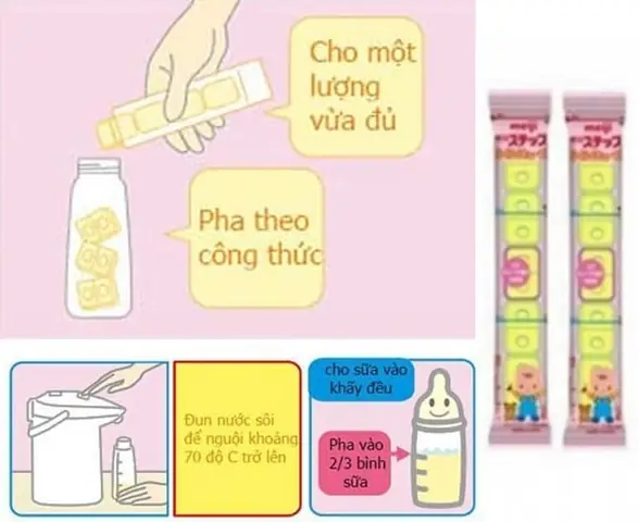Hướng Dẫn Cách Pha Sữa Meiji Thanh 0-1 Cho Bé Hướng Dẫn Cách Pha Sữa Meiji Thanh 0-1 Cho Bé
