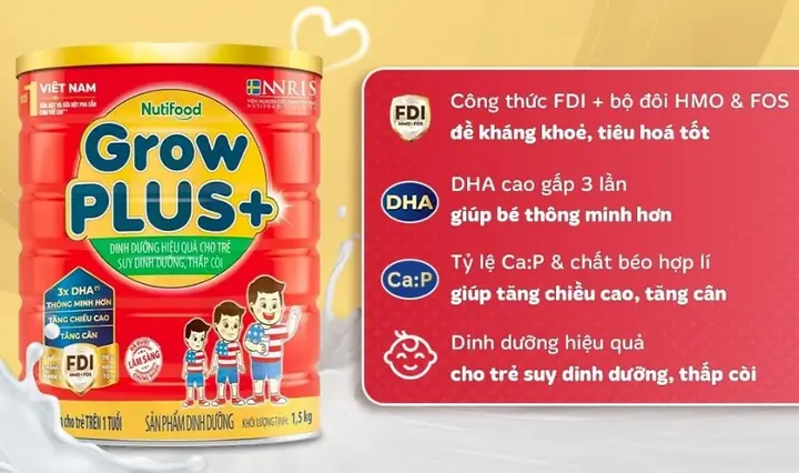 1Sữa Grow Plus đỏ có tốt không?