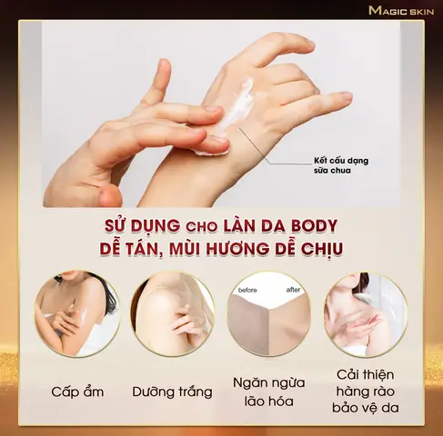 Ủ Trắng Body Magic Skin Ủ Trắng Body Magic Skin