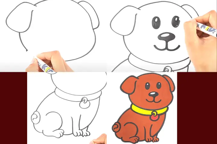 Cách Vẽ Con Chó Đơn Giản Nhất Cho Người Mới Bắt Đầu
