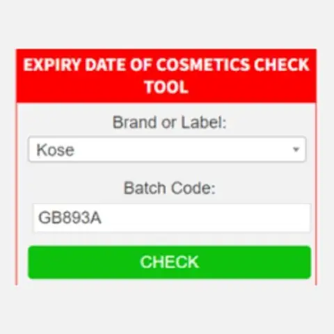 3.3.  Dùng website check date hạn sử dụng mỹ phẩm Nhật