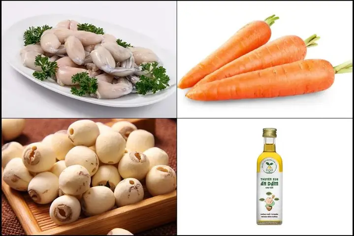 1cháo Ếch Cà Rốt Hạt Sen (công Thức Do Người Dùng Chia Sẻ) 1cháo Ếch Cà Rốt Hạt Sen (công Thức Do Người Dùng Chia Sẻ)