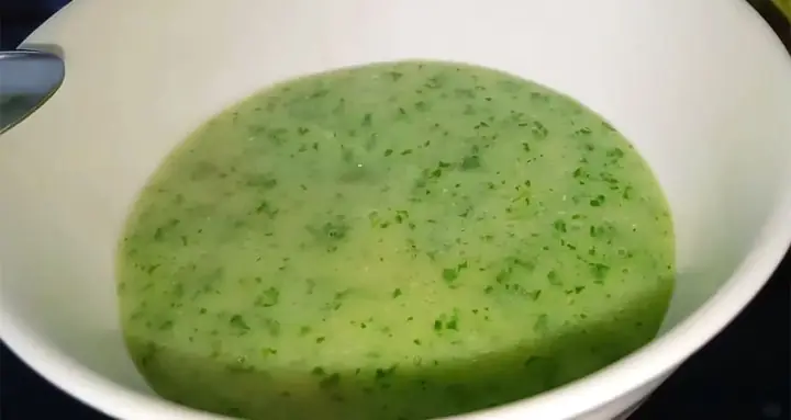 3.5 Cháo sò điệp rau bó xôi