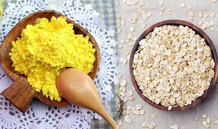 Làm Mặt Nạ Nghệ Tươi Kết Hợp Với Yến Mạch Giúp Mờ Thâm, Không Vàng Da