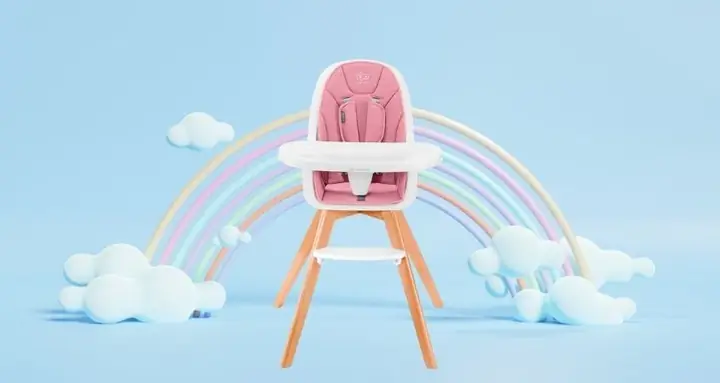 1.2 Các loại ghế ăn dặm phổ biến cho bé