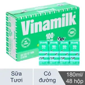 Giá thùng sữa hộp Vinamilk 180ml: Cập nhật mới nhất cho mẹ