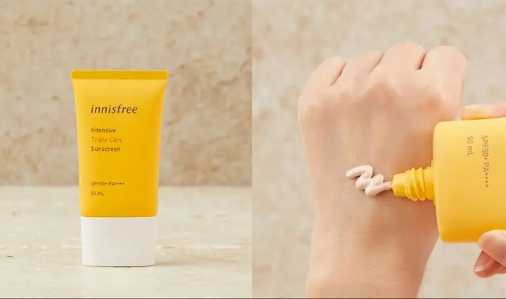 3.1. Kem chống nắng Innisfree Triple Care 3.1. Kem chống nắng Innisfree Triple Care