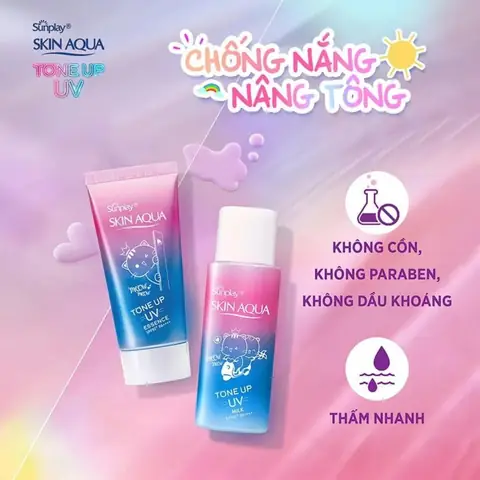 2.7 Kem chống nắng Sunplay Skin Aqua Tone Up UV Milk 2.7 Kem chống nắng Sunplay Skin Aqua Tone Up UV Milk