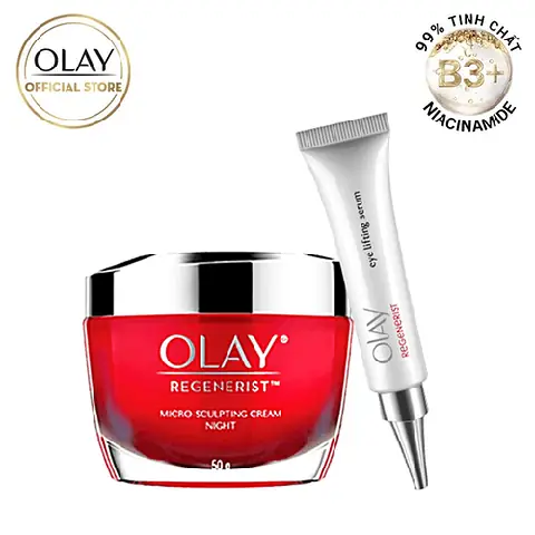 2.2 Kem dưỡng ẩm ban đêm chống lão hóa Olay Regenerist Micro Sculpting Cream Night 50g. 2.2 Kem dưỡng ẩm ban đêm chống lão hóa Olay Regenerist Micro Sculpting Cream Night 50g.