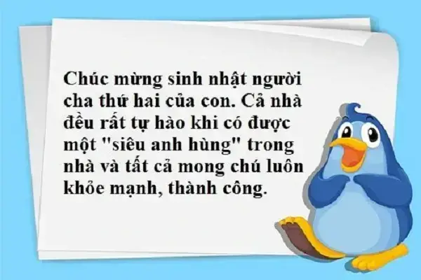 Lời Chúc Sinh Nhật Chú
