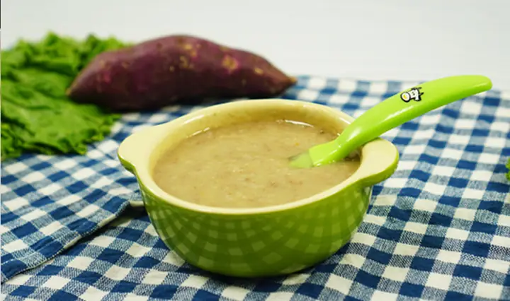 2.2 Cháo trứng gà khoai lang cho bé 2.2 Cháo trứng gà khoai lang cho bé