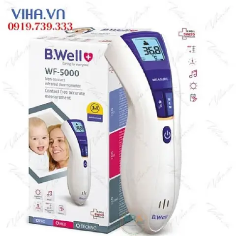 Nhiệt Kế Điện Tử B.well Wt-5000 Thương Hiệu Thụy Sĩ Nhiệt Kế Điện Tử B.well Wt-5000 Thương Hiệu Thụy Sĩ