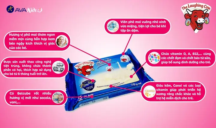 Phô Mai Con Bò Cười Belcube