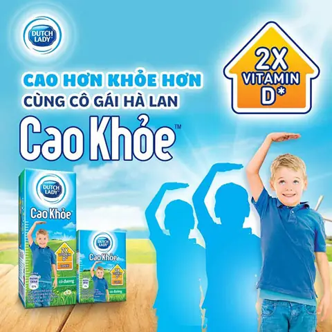 Sá»¯a Cã´ Gã¡i Hã Lan Cao Khoáº» Cã³ Äæ°á»ng Há»p 170ml