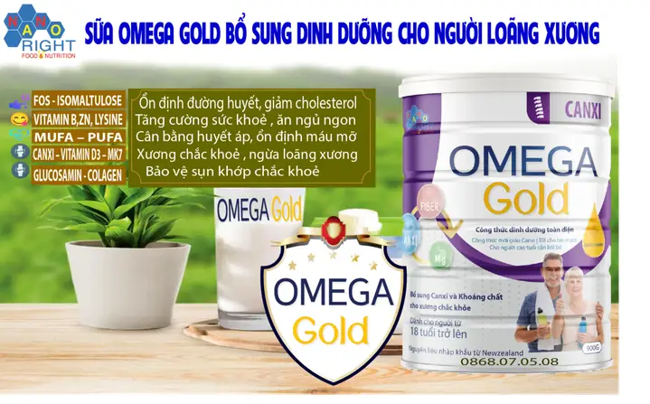 Sữa Omega Gold Canxi 900gr Bồ Sung Canxi Cho Người Loãng Xương – Người Cao Tuổi Sữa Omega Gold Canxi 900gr Bồ Sung Canxi Cho Người Loãng Xương – Người Cao Tuổi