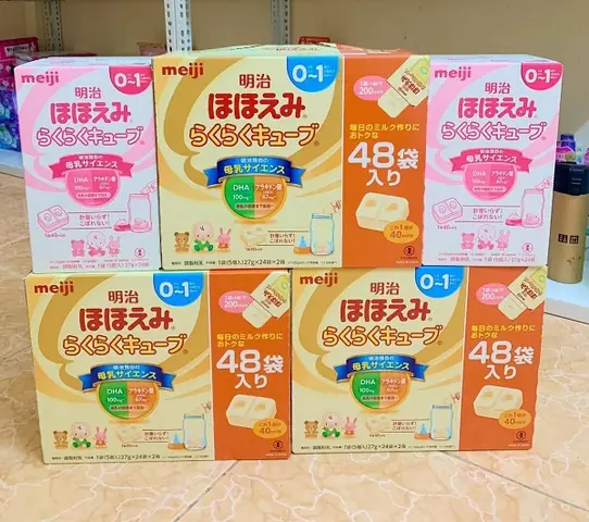 Mức Giá Sữa Thanh Meiji 0 – 1 Nội Địa