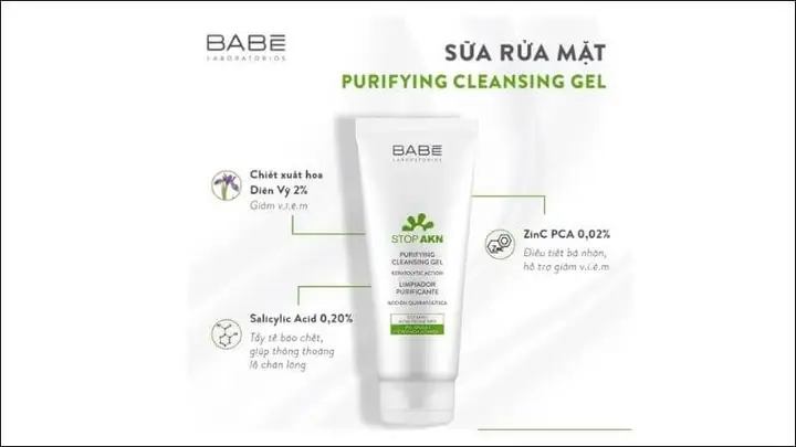 17sữa Rửa Mặt Babe Stop Akn Purifying Cleansing Gel 17sữa Rửa Mặt Babe Stop Akn Purifying Cleansing Gel