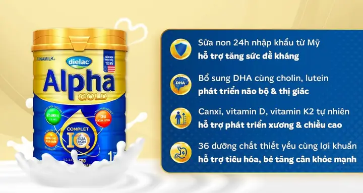 Sữa Dielac Alpha - Vinamilk