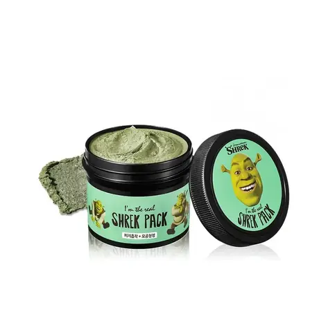 Mặt Nạ Đất Sét Olive Young Dreamworks I'm The Real Shrek Pack Bạc Hà 110g Mặt Nạ Đất Sét Olive Young Dreamworks I'm The Real Shrek Pack Bạc Hà 110g