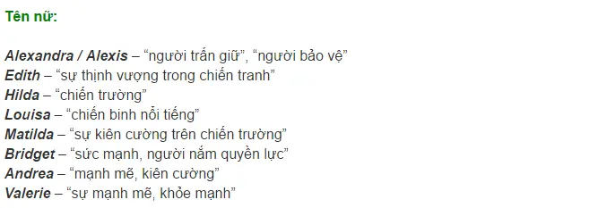 Tên Tiếng Anh Cho Nữ Bắt Đầu Bằng Chữ T Tại Monenglish