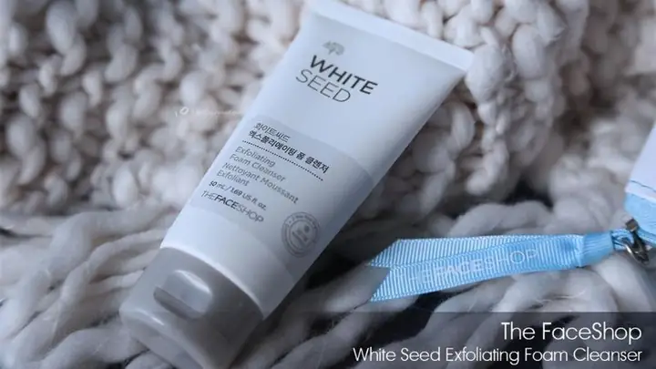 17sữa Rửa Mặt The Face Shop White Seed Exfoliating Cleansing Foam