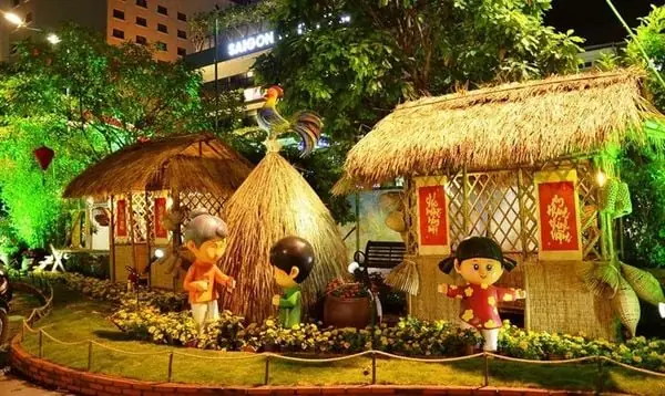 Trang Trí Tết Cổ Truyền Theo Phong Cách Quê Xưa