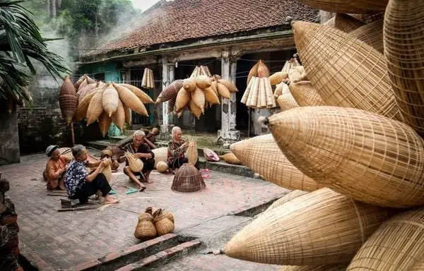 Trang Trí Tết Cổ Truyền Bằng Các Sản Phẩm Mây Tre Thủ Công