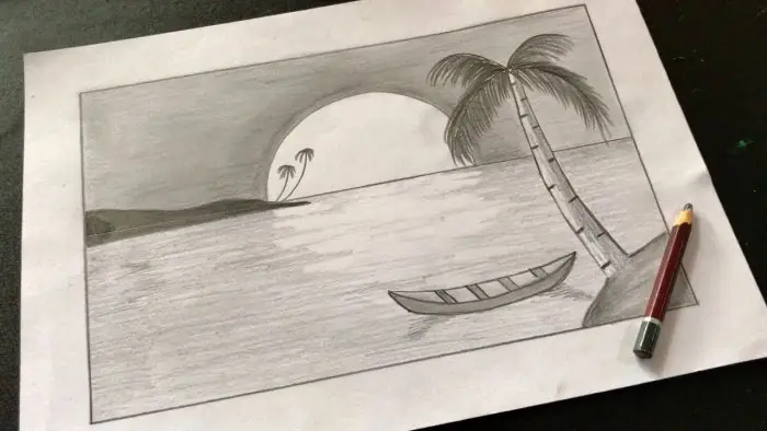 Tranh Vẽ Phong Cảnh Làng Quê Bằng Bút Chì Đơn Giản Nhưng Mang Vẻ Đẹp Tinh Tế, Đậm Chất Quê Hương. Tranh Vẽ Phong Cảnh Làng Quê Bằng Bút Chì Đơn Giản Nhưng Mang Vẻ Đẹp Tinh Tế, Đậm Chất Quê Hương.