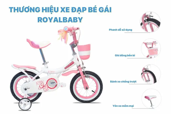 Xe Đạp Trẻ Em Cao Cấp Royal Baby