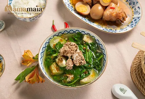 Cách Nấu Canh Cua Rau Mồng Tơi Cho Mẹ Sau Sinh
