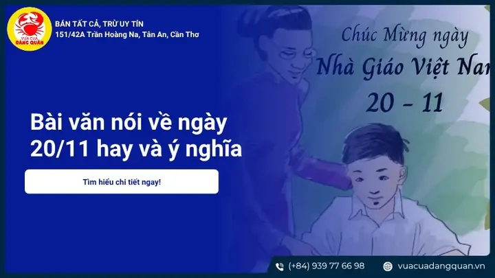 Bài Văn Nói Về Ngày 20/11 Top 10+ Mẫu Tri Ân Thầy Cô Hay