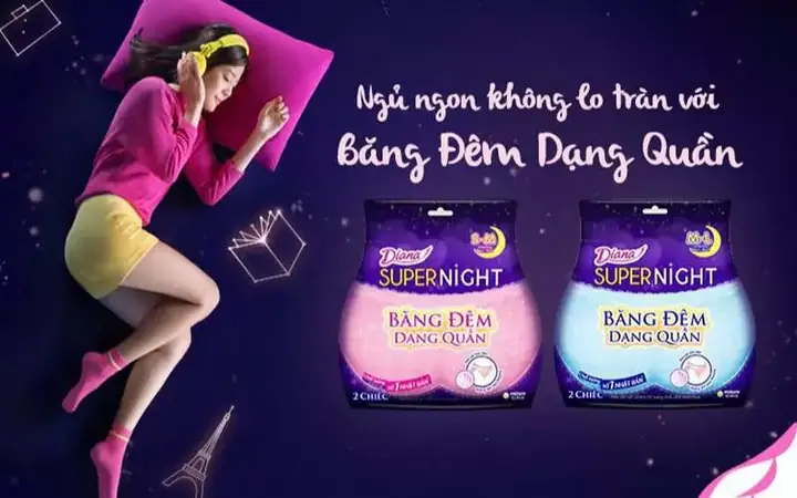 Băng Vệ Sinh Dạng Quần Diana