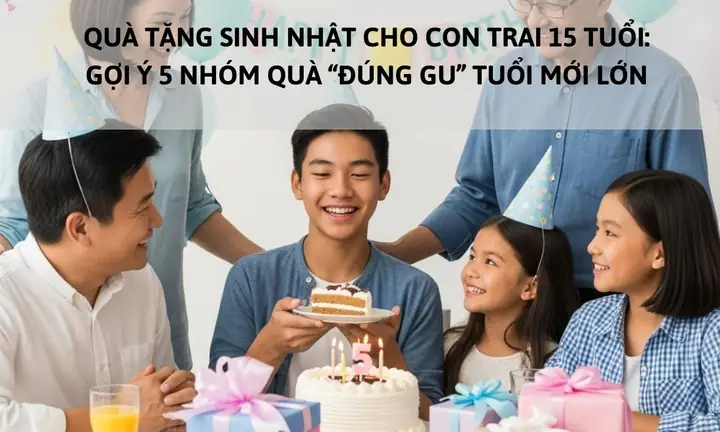 Quà Tặng Sinh Nhật Cho Con Trai 15 Tuổi: 5 Nhóm Quà "đúng Gu ...