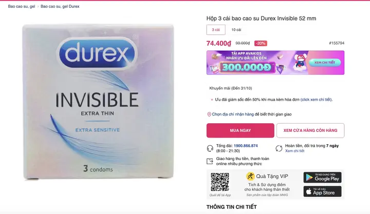 Cách Mua Bao Cao Su Online Chính Hãng, Uy Tín Tại Avakids Cách Mua Bao Cao Su Online Chính Hãng, Uy Tín Tại Avakids