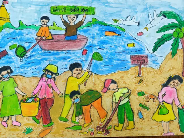 Chủ Đề Vẽ Tranh Bảo Vệ Nguồn Nước, Biển Cả