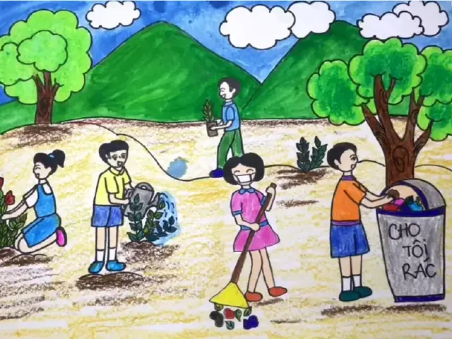 Chủ Đề Vẽ Tranh Bảo Vệ Trái Đất