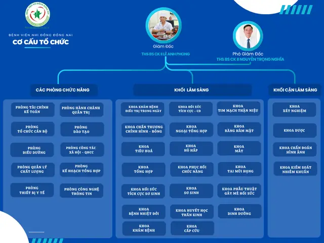 Cơ Cấu Tổ Chức Bệnh Viện Nhi Đồng Đồng Nai 2025 Cơ Cấu Tổ Chức Bệnh Viện Nhi Đồng Đồng Nai 2025
